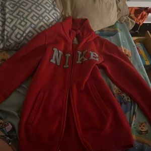 Kids, red, nike coat